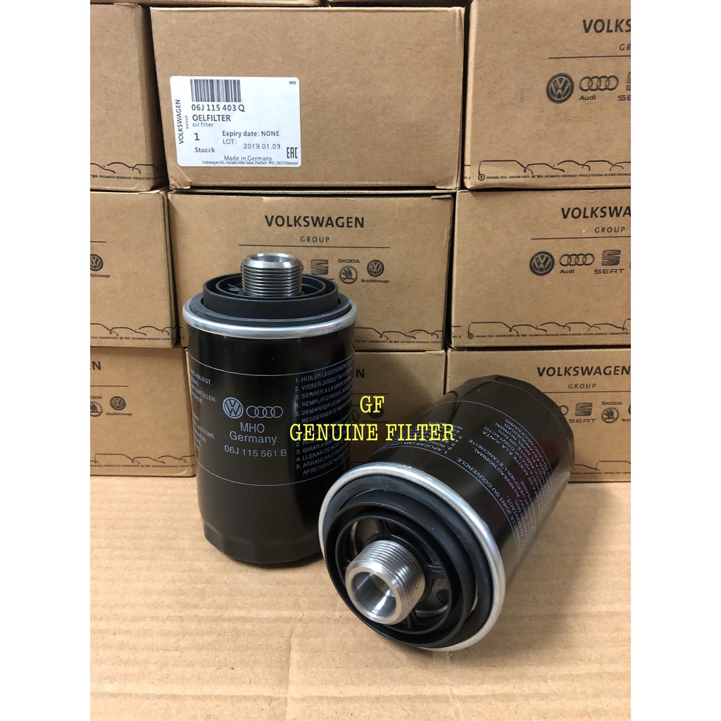 กรองน้ํามันเครื่อง Audi Volkswagen - A4 A5 A6 A7 Q3 Q5 Passat Golf CC Scirocco 06J 115 403C