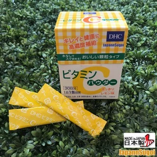 [พร้อมส่ง⚡️แท้] DHC Vitamin C POWDER 1500mg. วิตามินซี ชนิดผง ละลายน้ำ (30ซอง) ช่วยให้ผิวดูขาวใส บำรุงร่างกา