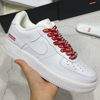 รองเท้า N ike Air Force 1 x Su preme (Unisex) ✅มีเก็บเงินปลายทาง