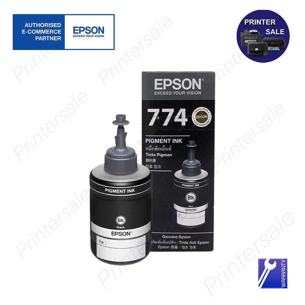 Epson T7741 (C13T77414A) หมึกแท้ หมึกดำ สำหรับ M100/ M200/ L655/ L605/ L1455 มีของพร้อมส่ง ส่งเร็วส่
