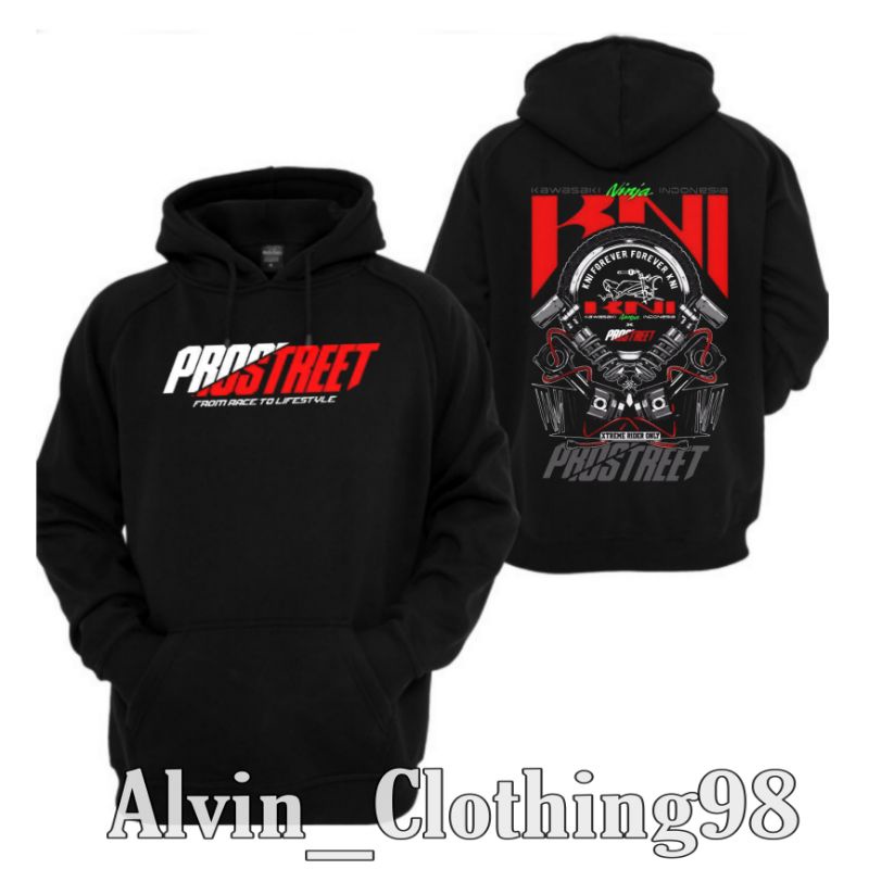 อินโดนีเซีย NINJA KAWASI PROSTREET HOODIE IS VERY COOL