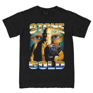 เสื้อเชิ้ตซีฟองใหม่ Stone Cold Steve Austin WWE มวยปล้ำ Vintage Retro เสื้อยืด 3:16 WWF The Undertake