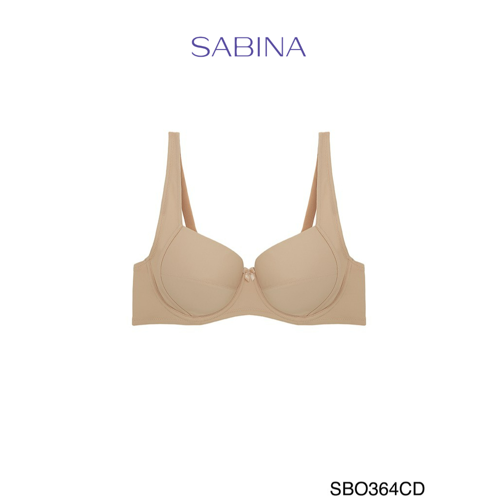 Sabina ซาบีน่า เสื้อชั้นใน (มีโครง) รุ่น Function Bra รหัส SBO364CD สีเนื้อเข้ม