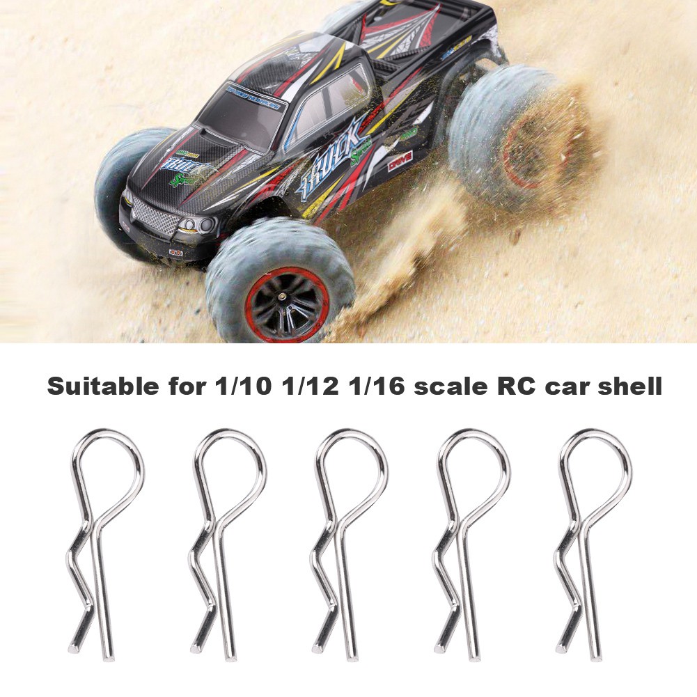 Jiabo [READY STOCK] 50 ชิ้น Rc บังคับรถบังคับ R Type Body Clip Pin ถัดไป 1 / 10 12 16 Scale