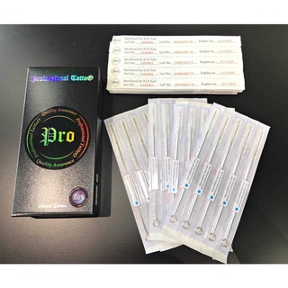 PRO HQ needles Blue Dot รหัสRM,M1 เข็มสักPro โลโกกลม