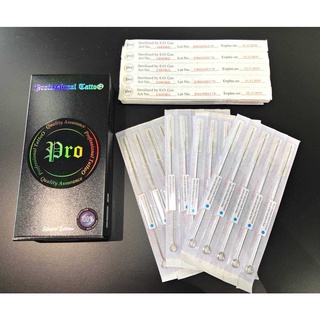 PRO HQ needles Blue Dot รหัส RL,RS,F เข็มสักPro โลโกกลม