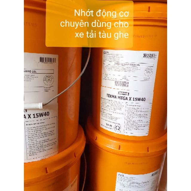 Motul Tekma megaX15W40 และ 20W50 น้ํามันหล่อลื่น (18 ลิตร)