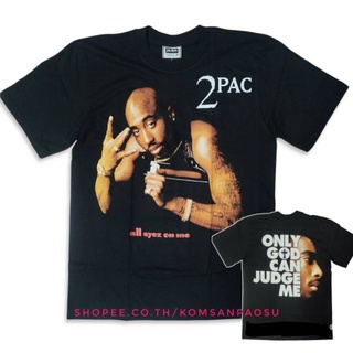 T-shirt  เสื้อยืด 2pac tupac shakur hiphop t shirtsS-5XL