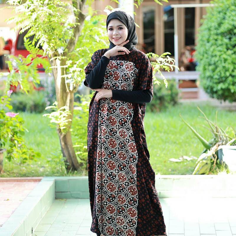 ชุดนอนบารามอินโดแท้(ลายเก๋!ผสานทรงค้างคาว(Fly From AEC))คอซิป ผ้าบาติก รุ่นNDD27