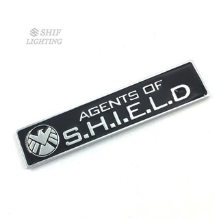 1 x Metal Marvel Hero S.H.I.E.L.D Logo Car Auto Motor Emblem Badge Sticker Decal