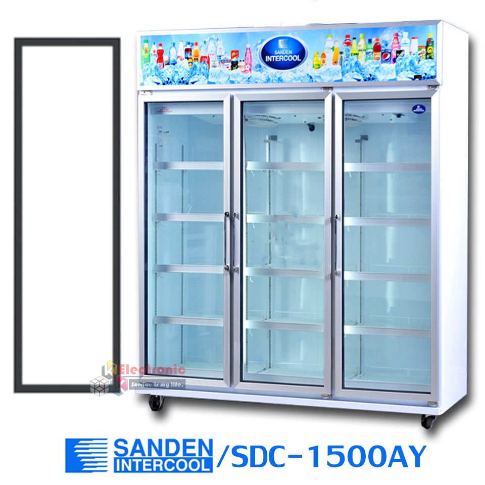 ขอบยางประตูตู้แช่ Sanden Intercool รุ่นSDC-1500AY (ตู้แช่ 3 ประตูใหญ่)ของแท้