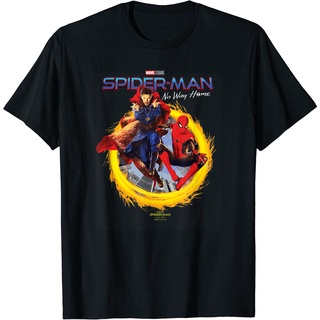 เสื้อยืดผ้าฝ้ายพรีเมี่ยม เสื้อยืด พิมพ์ลาย Marvel Spider-Man No Way Home Spidey Doctor Strange สําหรับผู้ชาย