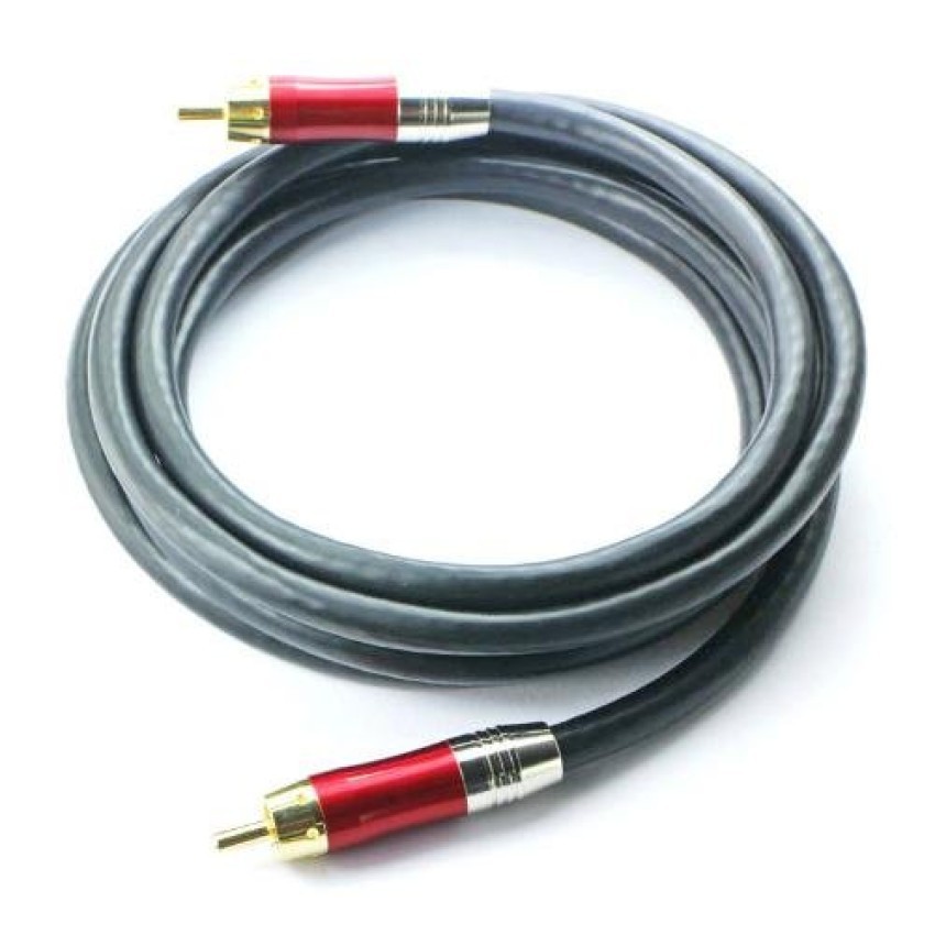 X-tips สาย Coaxial เกรดพรีเมี่ยม ยาว 10m (สีดำ)
