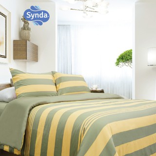 Synda​ ผ้าปูที่นอนรัดมุม Cotton Satin 500 เส้นด้าย รุ่น SMOOTHLY GREEN / PINK