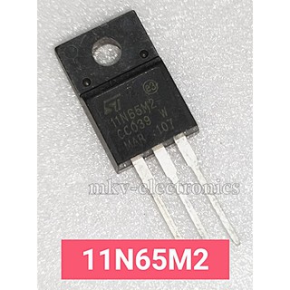 (1ตัว) 11N65M2 , MOSFET N-Channel 7A 650V TO-220FP (รหัสสินค้า M02523)