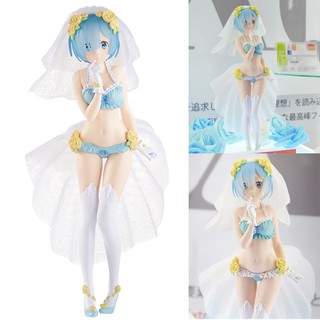 Figure ฟิกเกอร์ Model โมเดล Re Zero kara Hajimeru Isekai Seikatsu รีเซทชีวิต ฝ่าวิกฤตต่างโลก Rem ชุดเจ้าสาว