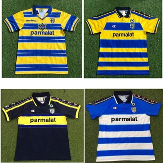 เสื้อกีฬาแขนสั้น ลายทีมชาติฟุตบอล CANNAVARO 98 99 00 Parma 1998 1999 2000 BAGGIO CRESPO ชุดเยือน สไตล์เรโทรคลาสสิก