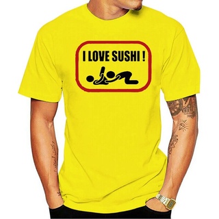 เสื้อยืดคอกลม พิมพ์ลายโลโก้ I Love Sushi Jdm V59 สําหรับผู้ใหญ่