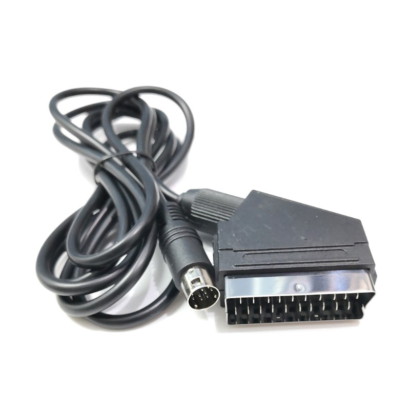 Scart Lead Cable For Sega Cre 1.8m Rgb - Mega Drive 2 - Genesis Md2 Rgb ...