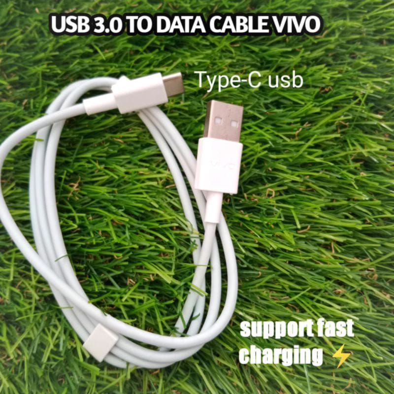 (TYPE C) Vivo Type C Fast Charger Data Cable Vivo Y30/Y50/V20/Y21S/