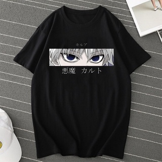 เสื้อยืดแขนสั้นลําลอง พิมพ์ลายอนิเมะ Hunter X Hunter Killua Zoldyck Deil Eye สําหรับผู้ชาย 967899Size S-5XL