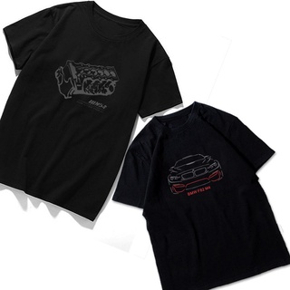 ราคาต่ำสุด!!Shi M4 F82 เสื้อยืดแขนสั้น ลายรถแข่ง Mpower 335i n54TS-3XL
