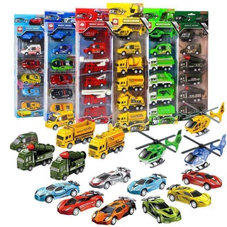 [Gift Box] Special Promotion 42 Toy Cars Engineering Vehicles Childrens Toys Simulation Engineering Vehicles Alloy Cars Pull Back Cars Childrens Toy Cars engineering toys automatic toy