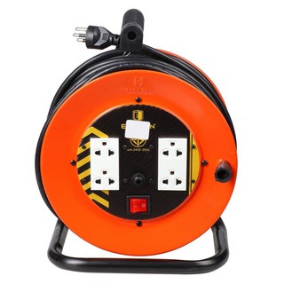 ล้อเก็บสายไฟ ELECTAN EN1-M31530 3500 วัตต์ 30 ม.  EXTENSION CORD REEL ELECTAN EN1-M31530 3500W 30M