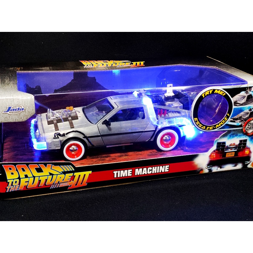 โมเดลรถtimemachine 1:24 โมเดลรถ back to the future jada time machine 1/24 ราคา ok โมเดลรถของขวัญ
