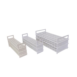 ที่วางหลอดทดลองพลาสติก (Test Tube Rack - Plastic)