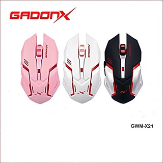 GADONX GWM-X21 mouse wireless gaming (เมาส์ไร้สาย) รับประกัน 1 ปี