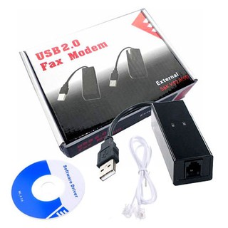 USB 56k V. 92 External Dial Up Voice Fax Data Modem Fax Modem