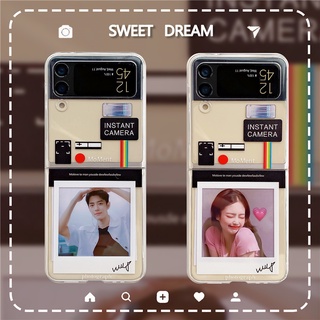 เคสพลาสติก PC แข็ง กรอบรูปกล้อง สําหรับ Samsung Galaxy Z Flip 4 3 2 1 Z Flip4 Z Fold 4 3 2 Z Fold4