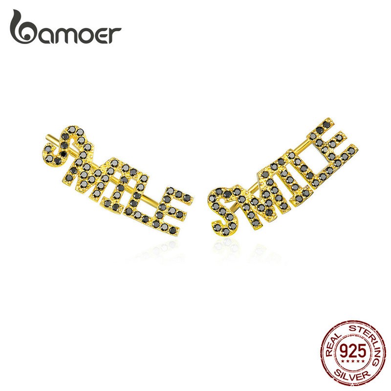 BAMOER Smile Earring 925 Silver SCE764