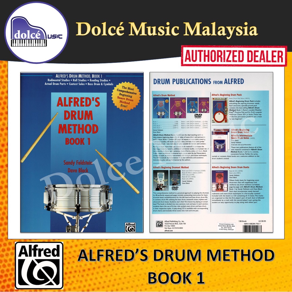 Alfred - หนังสือวิธีการตีกลองของ Alfred 1