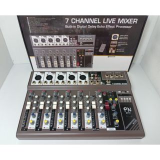 มิกเซอร์ 7ช่อง ยี้ห้อ PN SOUND