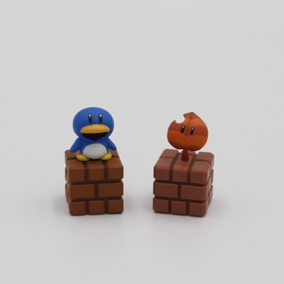 กาชาปอง โมเดลมาริโอ ชุดเพนกวิ้น(Penguin Suit) และ ใบไม้แปลงร่าง(Super Tree Leaf)  Nintendo Super Mario Choco Egg