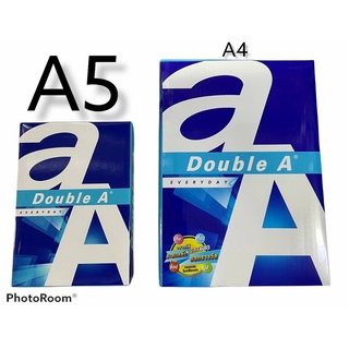 โปรดอ่านก่อนสั่ง!!กระดาษ A5 Double A 70g. 500ผ.(ไซส์ ครึ่ง A4)