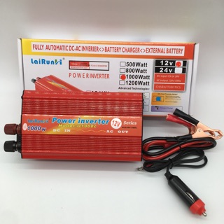 หม้อแปลง power inverter 1000w DC12v TO AC220v