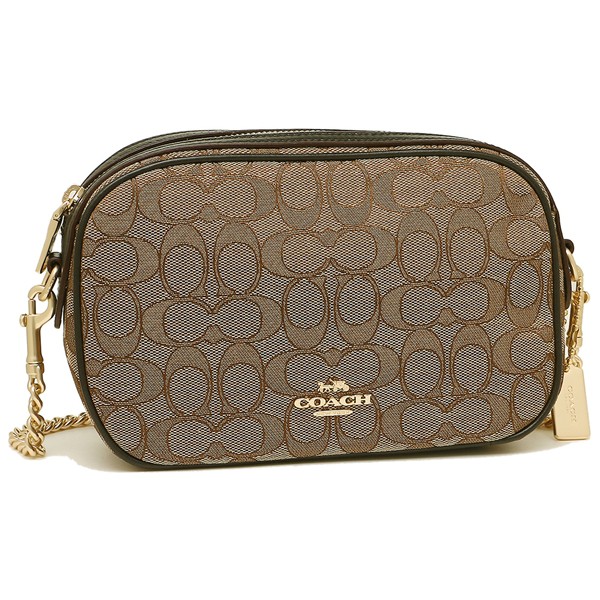 กระเป๋าสะพายข้าง COACH F28959 Isla chain crossbody IMC7C สี khaki brown