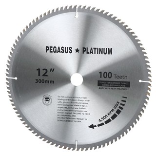 ใบเลื่อยวงเดือน PEGASUS 100T 12 นิ้ว CIRCULAR SAW BLADE PEGASUS 100T 12"