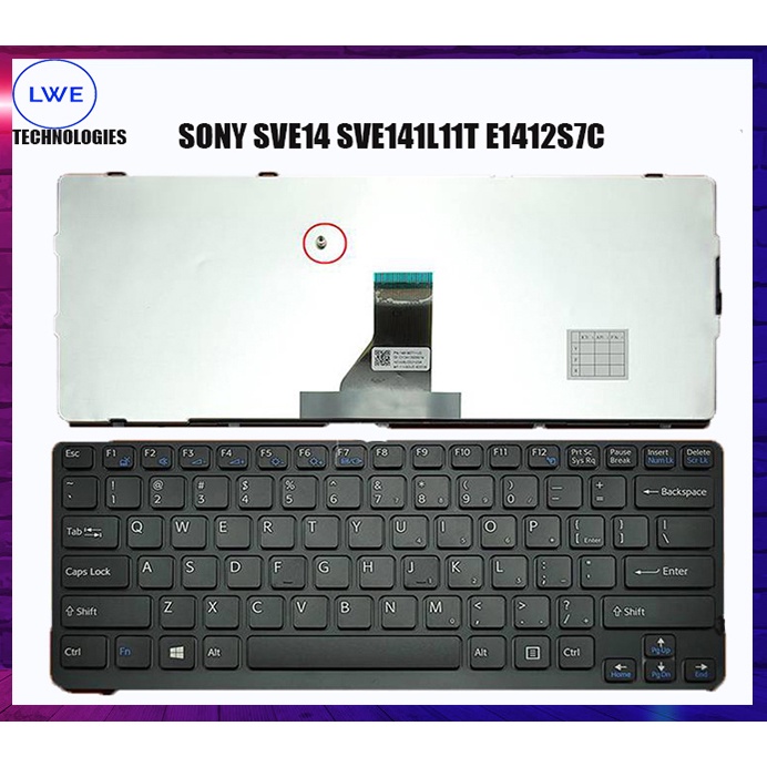 SONY SVE14 SVE141L11T E1412S7C E1412S6C SVE141C11t SVE14122CVW SVE14AA12T SVE14A18 แป้นพิมพ์แล็ปท็อป