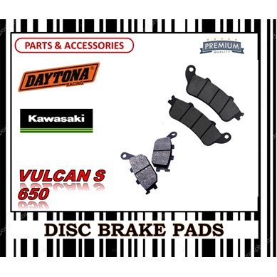 KAWASAKI VULCAN S 650 15-17 CAFE 17-19 ผ้าเบรคชุด FR0NT & REAR DAYTONA TYPE