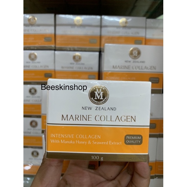 MM Marine &amp; Manuka Collagen Cream ครีมมารีนมานูก้า ครีมคอลลาเจนเข้มข้น สูตรน้ำผึ้งมานูก้า