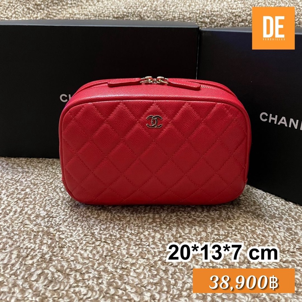 กระเป๋าถือ New Chanel Clutch in Red Full Set