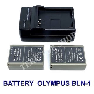 PS-BLN1 / BLN-1 / BLN1 Battery and Charger For Olympus OM-D E-M1, OM-D E-M5, OM-D E-M5 Mark II, OM-D E-P5, Pen-F