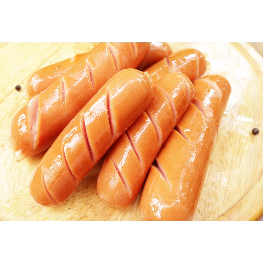 จัมโบ้หมูซุปเปอร์วัน  ไส้กรอกรมควันหมูหนังกรอบ 1kg. 14 +1 ชิ้น/แพ็คเจลเย็น 🧊 thumbnail 5