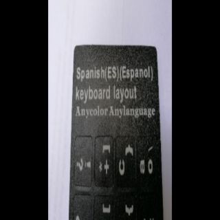 Spanish-English Keyboard Stickers