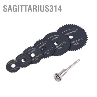 Sagittarius314 1 Set HSS Mini Circular Saw Blades Cutting Disc Power Tools for Wood Plastic Aluminum