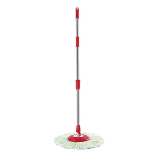 ว๊าว🍟 ไม้ม็อบกลมปั่นไมโครไฟเบอร์ POWER GREEN MS1004 ไม้ม็อบและอุปกรณ์ ROUND MICROFIBER SPIN MOP POWER GREEN MS1004